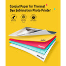 Liene Photo Sticker Cutter Photo Paper 4"x 6" W/Ink Cartridge 72 Sheets