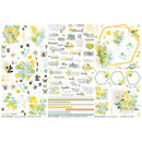49 And Market Rub-On Transfer Set 6"X12" Botanical Buzz