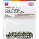 CousinDIY Jingle Bells 0.25" 40/Pkg Silver