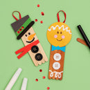 Colorbok Kids Christmas Holiday Ornament Kit Popsicle Stick
