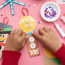 Colorbok Kids Christmas Holiday Ornament Kit Popsicle Stick