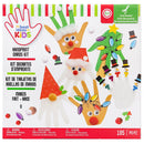 Colorbok Kids Christmas Holiday Card Kit Hand Print