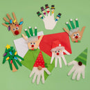 Colorbok Kids Christmas Holiday Card Kit Hand Print