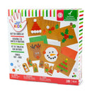 Colorbok Kids Christmas Holiday Card Kit Button Craft