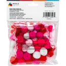 CousinDIY Pom-Poms 100/Pkg Valentine Day Variety Pack
