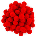 CousinDIY Pom-Pom 1" 80/Pkg Red