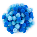CousinDIY Pom-Pom 0.5" 100/Pkg Blue Mix