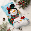 Bucilla Felt Stocking Applique Kit 18" Long Frosty And Bright