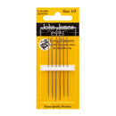 John James Long Darners Hand Needles Assorted Sizes 1-5, 6/Pkg