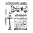 Tim Holtz Cling Stamps 7"X8.5" Festive Sounds