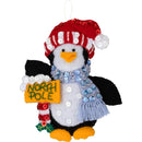 Bucilla Felt Ornaments Applique Kit Set Of 4 Polar Pal Parade