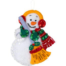 Bucilla Felt Ornaments Applique Kit Set Of 4 Polar Pal Parade