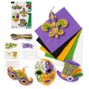 Bucilla Felt Ornaments Applique Kit Set Of 4 Mardi Gras