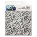 Simon Hurley create. Background Stamp 6"X6" Dotted Leaves