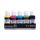 Byron Matte Acrylic Paint 60ml Set 5 Pack - Bloom