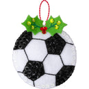 Bucilla - Soccer Snow Day Felt Ornament Kit Set of 4