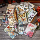 Poppy Crafts Burnt Edge Scrap Paper Pack - Wildlife Garden