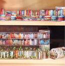 Poppy Crafts Bookshelf Sticker Roll - Watercolour