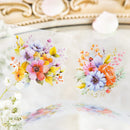 Poppy Crafts Flower Sticker Roll - Colourful Poppies