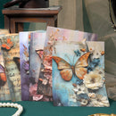 Poppy Crafts Butterfly Scrap Paper Pack - Cyan Spotted*