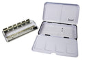 Jasart Voyager Metal Palette Box w/12 Empty Plastic Half Pans