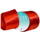 Morex Corp - Red Wired Satin Ribbon 2-1/4in x 10yd