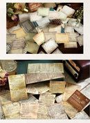 Poppy Crafts Vintage Text Scrap Paper Pack - Recipes