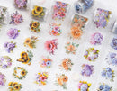 Poppy Crafts Flower Sticker Roll - White Roses