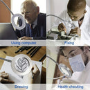 Universal Crafts LED Magnifying Lamp - White