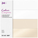 Crafter's Companion Mixed Cardstock Pad 12"X12" 24 pack - Neutrals*