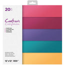 Crafter's Companion Pearl Paper Pad 12"x 12" 20 pack - Rainbow*