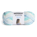 Bernat Maker Splash Yarn - Teal Print
