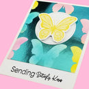 Brutus Monroe & Deco Foil Stencil 6"x 6" - Magical Monarch*