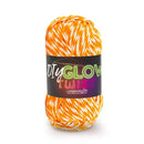 Lion Brand DIY Glow Twist Yarn - Bright Orange