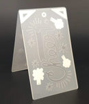 Poppy Crafts Embossing Folder with Die Cut - Cheer