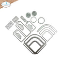 Elizabeth Craft Designs โ Metal Die Set โ Rounded Pocket with Tags
