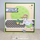 Art Impressions Clear Stamps & Dies Set - Pickleball Patty