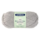 Patons Dreamtime Merino Wool 8ply 50g - Silver