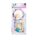 American Crafts Dreamer Ephemera Die-Cuts w/Gold Foil 57/Pkg - Journaling
