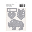 American Crafts Cedar House Metal Die Set 4/Pkg*