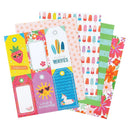 Pebbles Double-Sided Paper Pad w/Holographic Foil 6"x 8" 48/Pkg - Fun In The Sun*