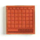 One Canoe Two Goldenrod Block Stamp 4"x 4" - Calendar*