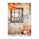 Product packaging for 'Falling Leaves Whisper' by Quilter Designs with autumn-themed design.