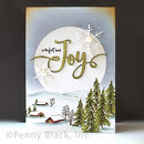 Penny Black Slapstick Cling Rubber Stamp - Rural Winter*