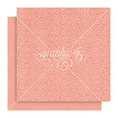 Graphic 45 Fairy Boutique Double-Sided Cardstock 12"x 12" - Posey Pink Pattern & Solid