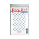 Deep Red Rubber Cling Stamp - Fishing Net*