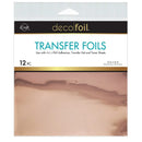 Deco Foil Transfer Sheets 6"X6" 12/Pkg - Cider