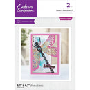Crafter's Companion Metal Die 5"X7" Dainty Dragonfly*