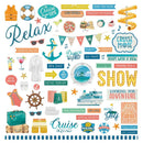 PhotoPlay Anchors Aweigh Stickers 12"X12" Element*