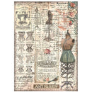 Stamperia Assorted Rice Paper A4 6/Sheets - Brocante Antiques
